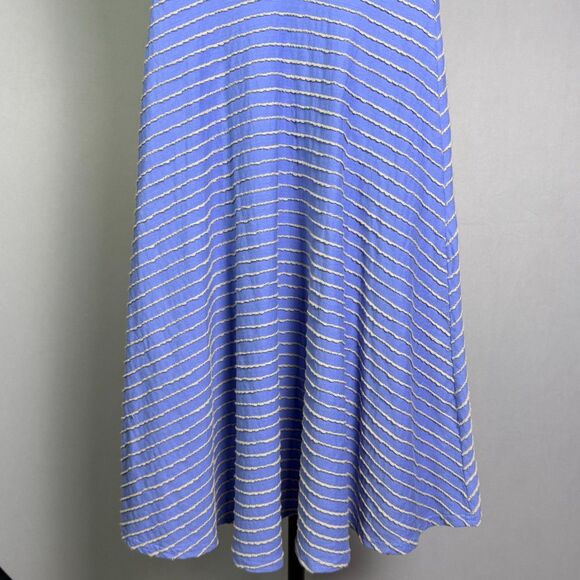 Matilda Jane Exploration Dress, Women's Sz XS, Periwinkle Blue & Gray Stripes - Picture 10 of 15